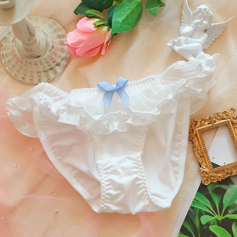 Lolita สาวชุดชั้นในน่ารัก Bra & กางเกงชุดชุดชั้นใน Sleep Intimates หวาน Kawaii ลูกไม้สบายชุดชุดชั้นในน่ารัก — image 5