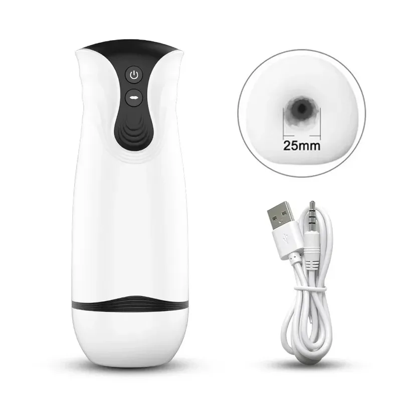 Masturbador masculino automático, potente máquina de succión de mamada con vibración, taza de masturbación de silicona, suministros para adultos, juguete sexual para hombres