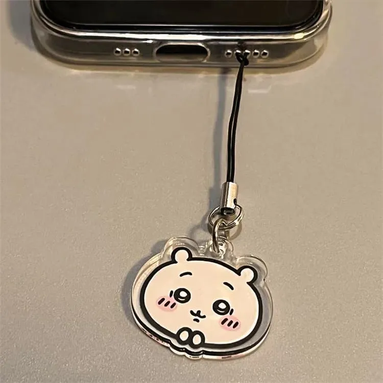 yiji Cartoon Cute Style Hachiware うさぎ USAG ちい./かわ Mobile Phone Chain Acrylic Mobile Phone Pendant Lanyard Pendant Small Gift — image 7