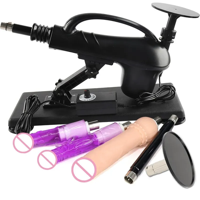 Portable Automatic Masturbation Machine for Women with Big Dildo Men's Sex Toy Pumping Gun for Couples — image 14