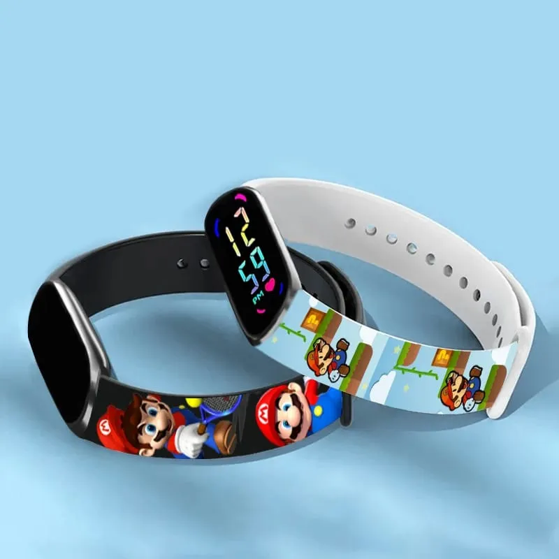 Kids LED Watch Touch Control Digital Watch Silicone Strap Waterproof Sport Wristwatch for Boys Girls Children Birthday Gift — image 5