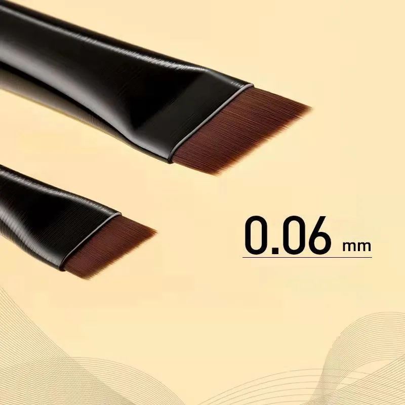 New 2 pieces/set eyebrow contour brush eyebrow eyeliner brush portable small angle eyebrow brush female makeup tool — image 5