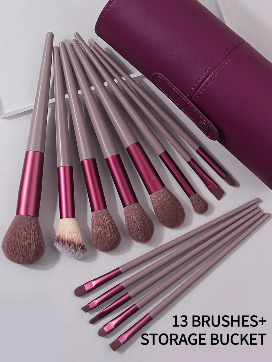 13PCS Professional Makeup Brushes Set Soft Fluffy Foundation Eyeshadow Concealer Blending Blush Brush Kabuki Women Beauty Tool — image 2