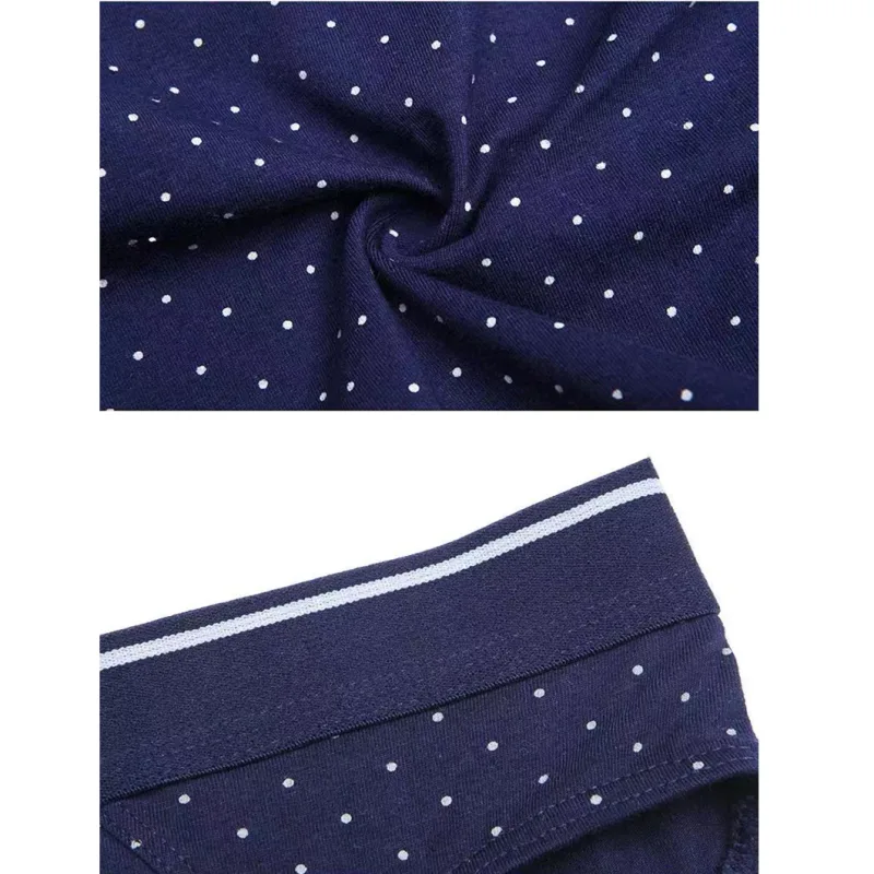 4Pcs/lot Cotton Briefs Men's Sexy Underwear Comfortable Underpants Breathable Panties Solid Shorts Male Lingerie Free Shipping — image 5
