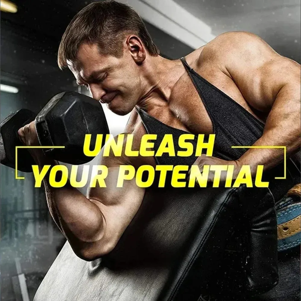 HMB Male Energy Booster - for Increased Muscle Mass and Athletic Strength Energy Supplement Endurance Non-GMO Gluten Free — image 5