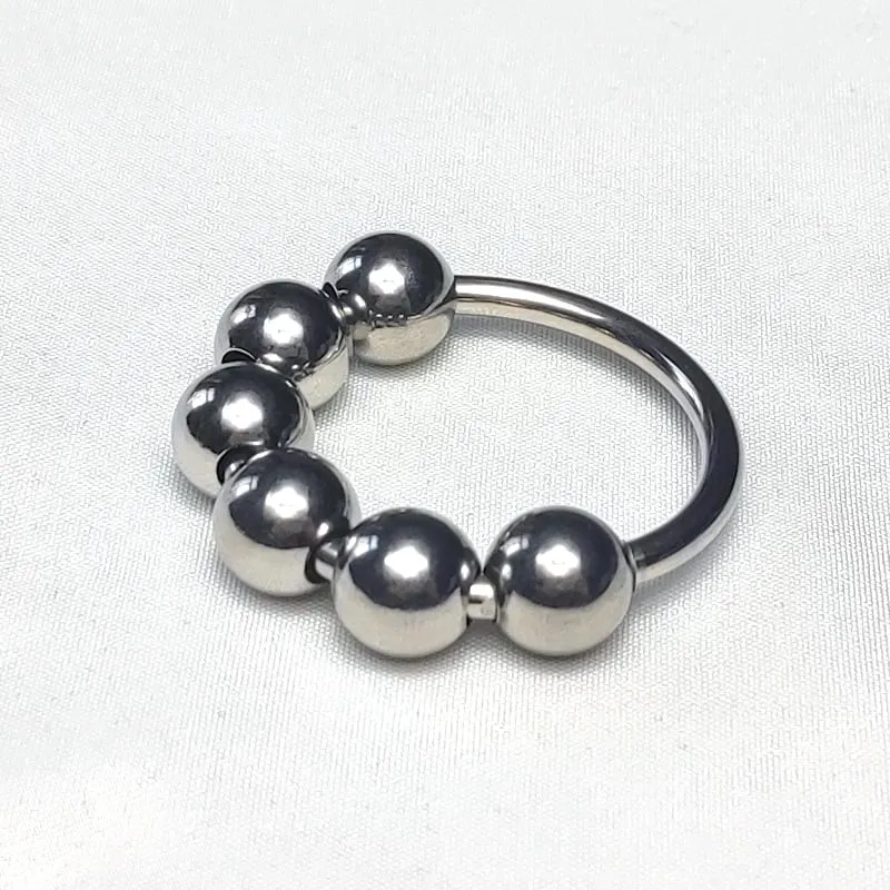 6 Sizes Metal Penis Ring Sex Toys For Men Male Delay Ejaculation Stainless Steel Cock Ring Glans Stimulator Sex Increase Orgasm — image 2