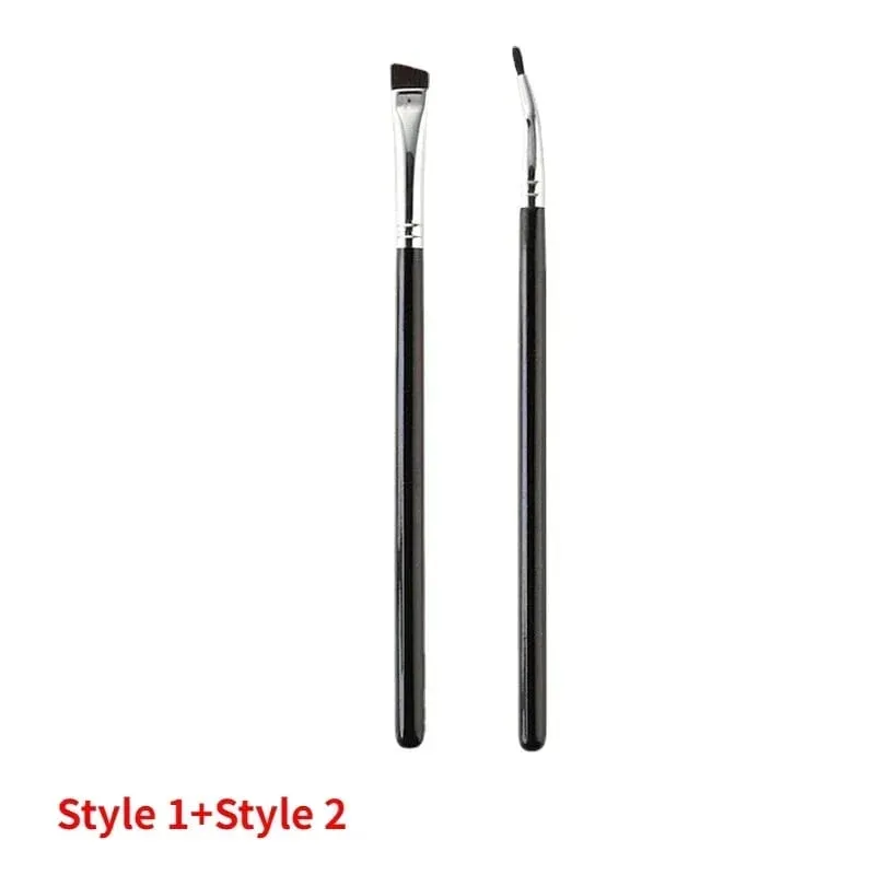 Bent Liner Makeup Brushes Angled Eyeliner Brush Fine Eyeliner Brushes Eye Contour Makeup Tool Eyeshadow Eye Brow Brushes Tool — image 11