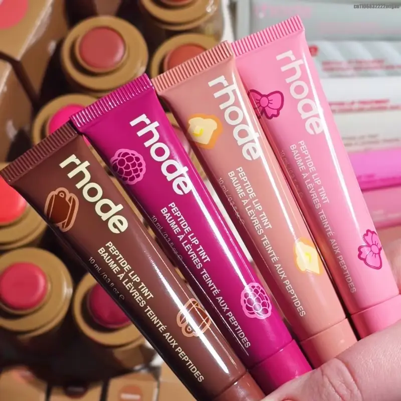 Rhodeskin Limited Edition Lip Gloss Ribbon Espresso Toast Caramelized Banana Moisturizer Lipstick Pocket Blush Cream Stick — image 3