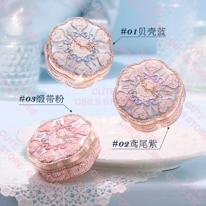 ชุดแต่งหน้า Flower Knows Bunny Garden All-in-One: ใหม่ กระเป๋าสะพายไหล่สีชมพู Cushion Eyeshadow Palette ชุดเครื่องสำอางลิปกลอสบลัชออน — image 3
