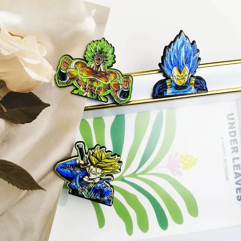 Dragon Ball Manga Pin Anime Lapel Pins Backpacks Cute Things Vegeta Goku Brooches Badges on Backpack Brooch for Clothes Jewelry — image 5