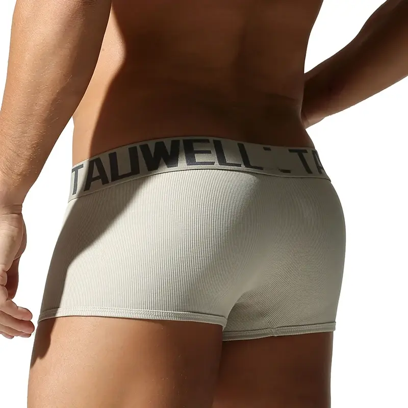 Herrenunterwäsche, hochwertige Boxershorts, einfarbig, hohe Elastizität, schmale Passform, atmungsaktiv — image 2