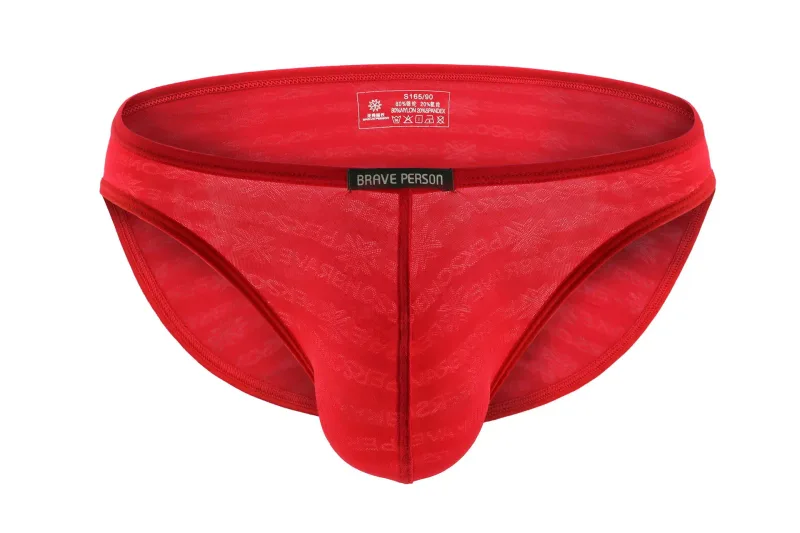 Brave Person New Men String Bikini Mens Briefs Transparent Comfortable Breathable Ropa Interior Hombre — image 19
