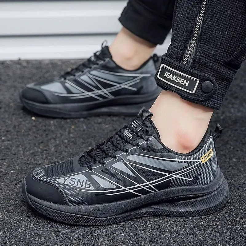 Men Minimalist Mesh Casual Sneakers Flexible Outsole Shock Absorb Footbed Short Distance Outdoor Footwear