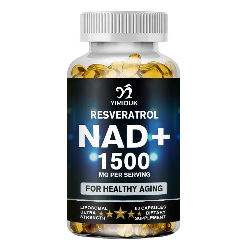 1500mg NAD Supplement - Liposomal NAD+ Supplement with Resveratrol Stamina & Healthy Aging - Strength Capsules — image 9