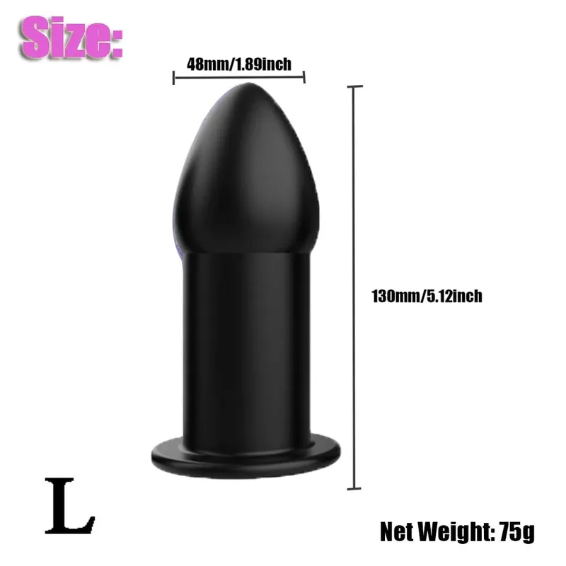 Tapón Anal hueco, consolador Vaginal, espéculo, expansor de Vagina, túnel, dilatador Anal, Enema, Juguetes sexuales para adultos para mujeres, hombres Gay — image 9