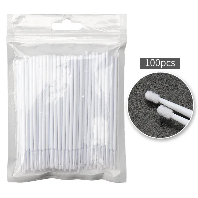 100-1000Pcs Disposable Micro Brush Mascara Wands Applicator Lash Removing Swab Microbrush Eyelash Extension Makeup Brushes Tools — image 3