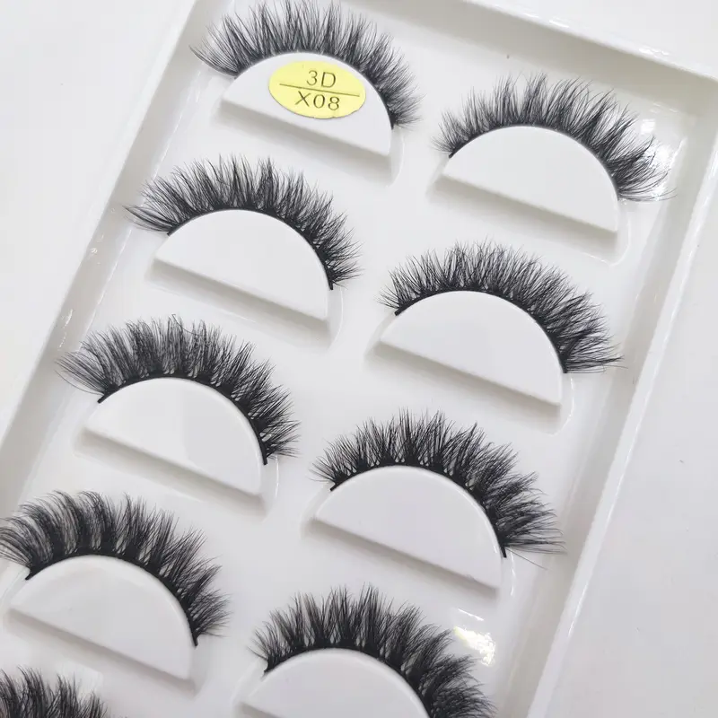 30 Style 5 Pairs Natural Eye Lashes Mink Lashes Handmade Fluffy Lashes 3D False Eyelashes Makeup Faux Cils Maquiagem Cilios — image 1