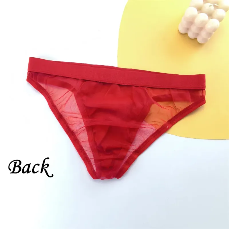 Seluar Dalam Lelaki Sutera Satin Berkilat Seksi Seluar Dalam Jaring Lutsinar Seluar Dalam Lelaki Bernafas Cepat Kering — image 8