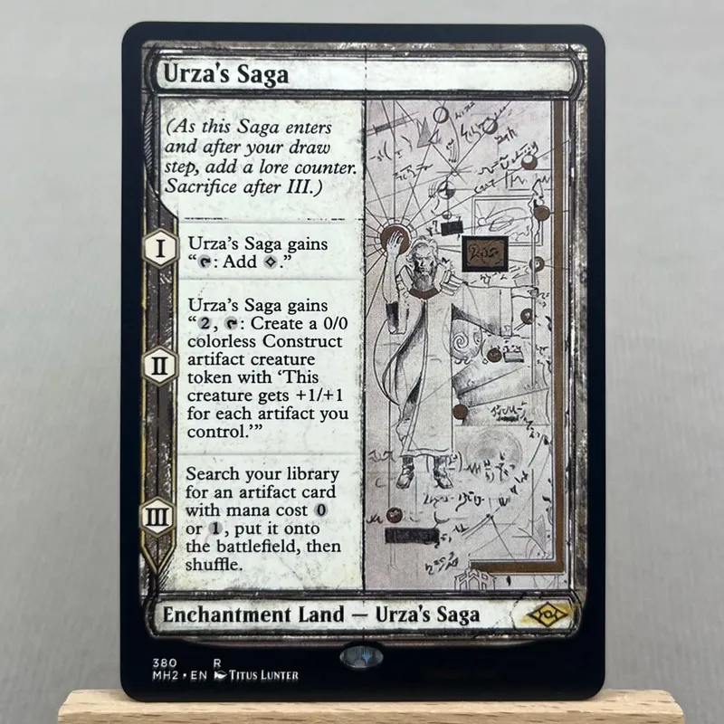 MH2 HOLO7-Ⅰ03 Tcg Cards German Black Core Ragavan Nimble Urza's Saga Fetch Lands Arid Mesa the Cabal Coffers — image 8