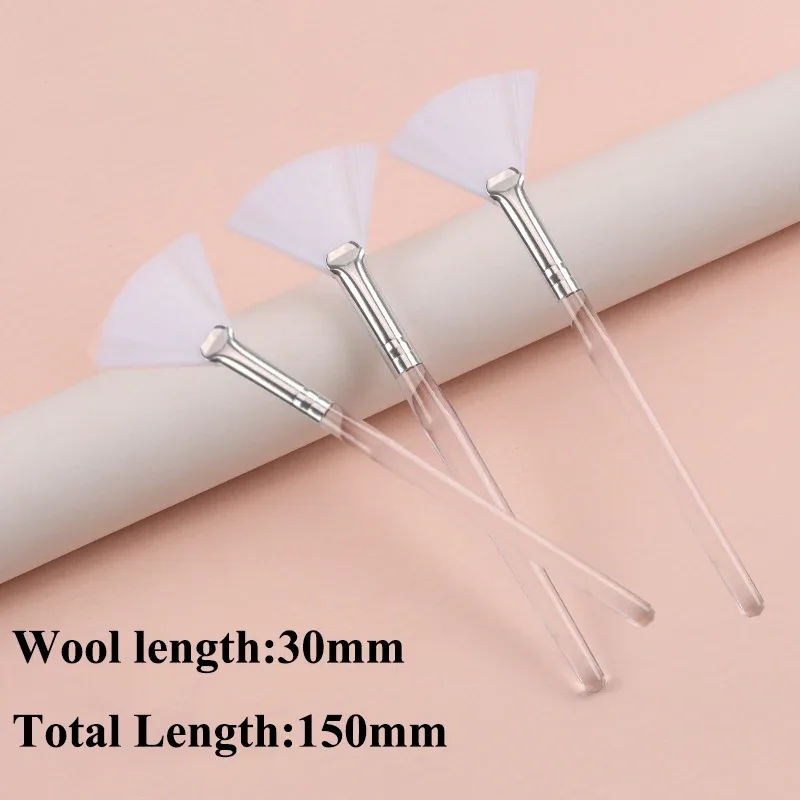 Practical Facial Brushes Fan Makeup Brushes Portable Mask Brush Cosmetic Tools for Women Flexible Facial Soft Mask Applicator — image 11
