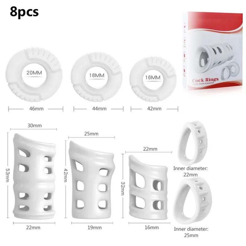 Silicone Male Foreskin Corrector Penis Rings Cock Ring Male Glans Expose Delay Ejaculation Cockrings Sex Toys For Men Adults Toy — image 4