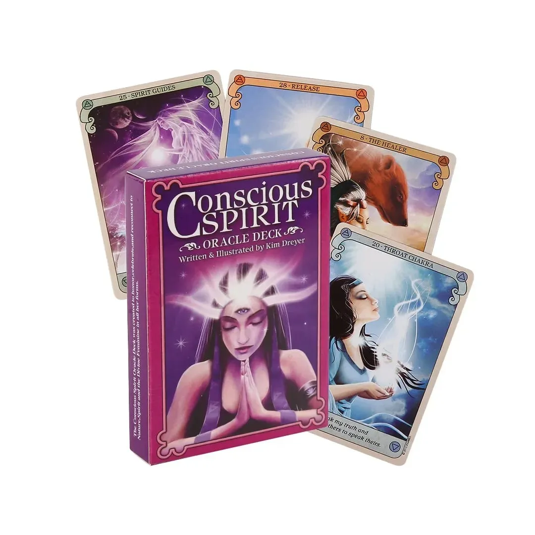 Spiriti Consapevoli Carta Oracolo A 45 Carte Durevoli Alla Moda Divertenti per Feste Carte da Gioco Tarocchi Mazzo di Carte Giochi da Tavolo — image 1