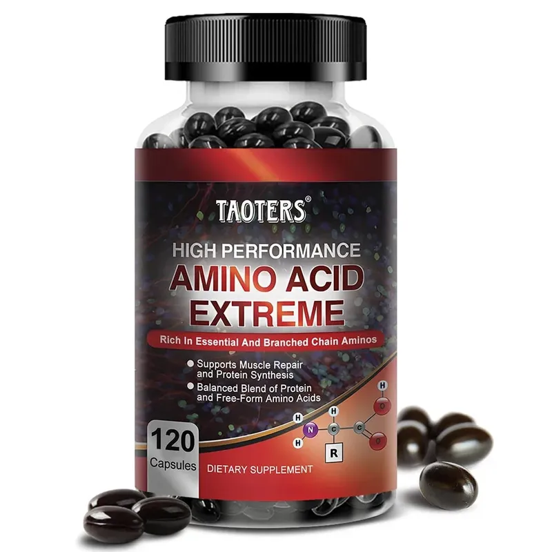 Advanced Bodybuilding Amino Acid Capsules- Helps Increase Strength Endurance Protein Synthesis Build Muscle Mass Abs Energy