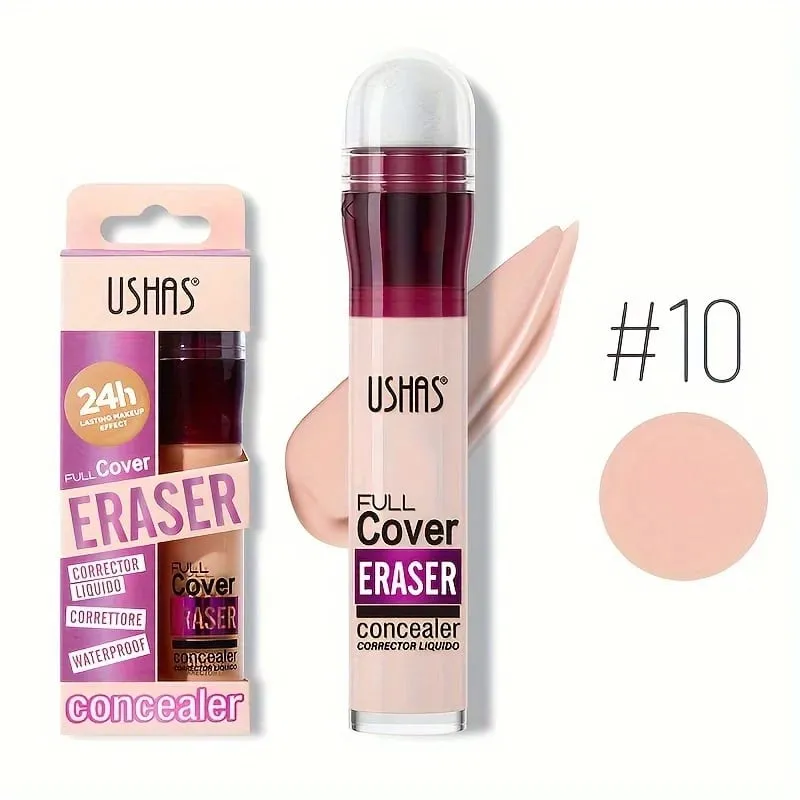 12 Color Sponge Head Liquid Foundation Makeup Concealer Lasting Waterproof Concealer For Full Coverage Dark Circles