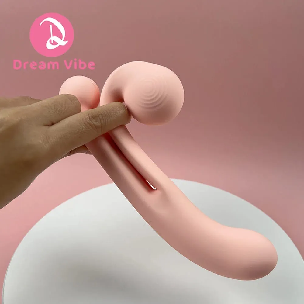 Pink Snail Vibrator G-spot Dildo Penetration Flexbile Snail for Perfect Clit Fit Stimulaiton 10 Modes Pleasur Sex Toy for Woman — image 4