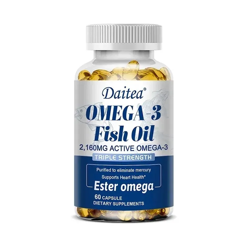 Omega 3 Fish Oil - EPA & DHA Highest Potency for Joint & Brain Support Heart Health Eyes — image 8