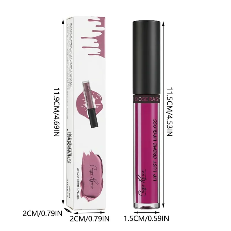 Nude Lipliner Mirror Lip Glaze Set Shiny Lip Shaping Waterproof Makeup Holding Color Makeup Set