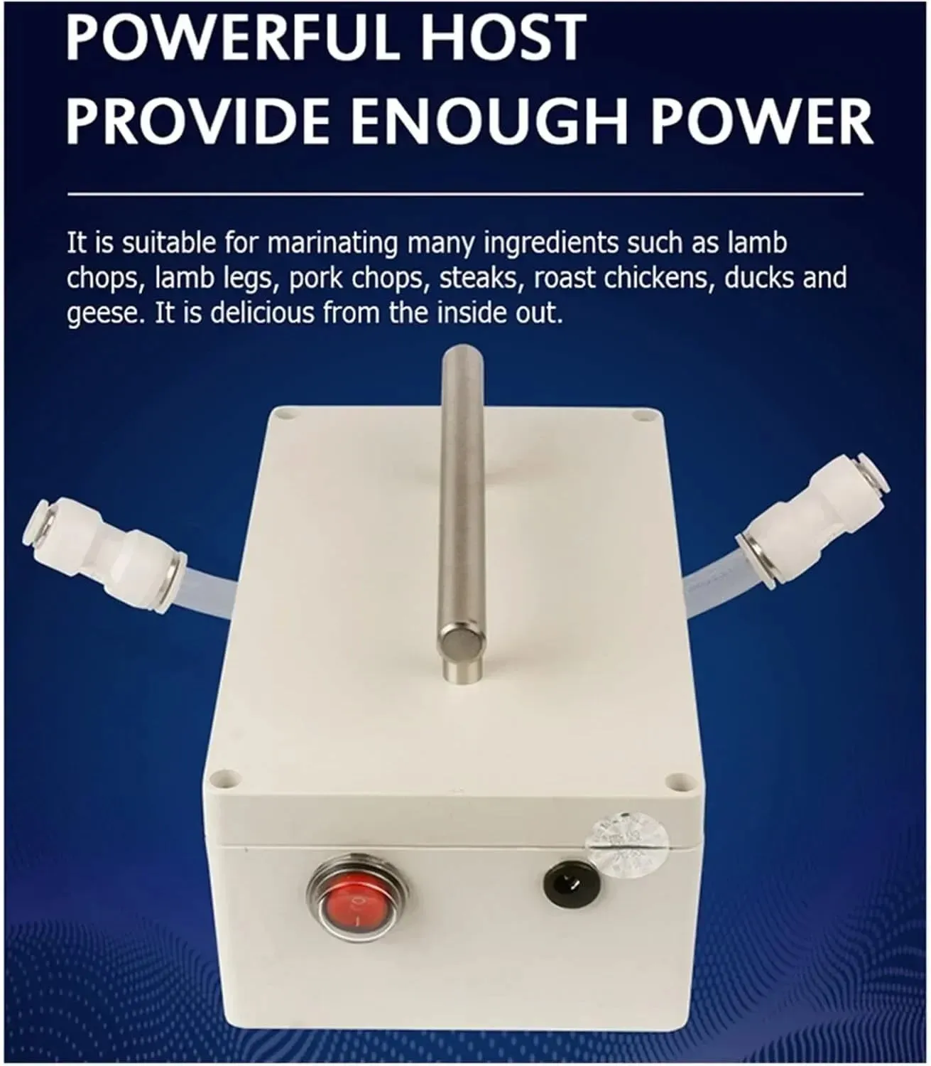 65W Electric Saline Injection Pump Meat Pickling Machine Meat Marinated Syringe Household Meat Processor — image 7