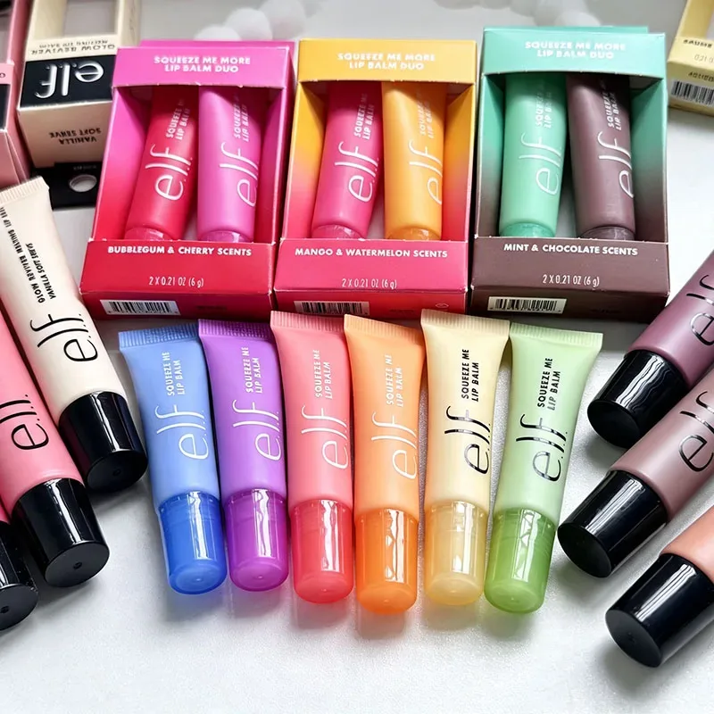 Fashion Elf 8 Colors Fruit Flavor Lip Gloss Lightweight Hydrating Nourishing Repairing Improve Lip Lines Dryness Tinted Makeup — image 6