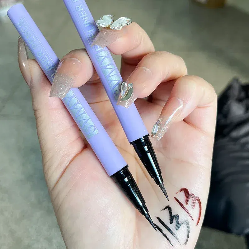 0.5mm Liquid Eyeliner Pen Quick Dry Long-lasting Waterproof Eyeliner No Blooming Brown Black Ultra-thin Liquid Eye Liner Pen — image 6