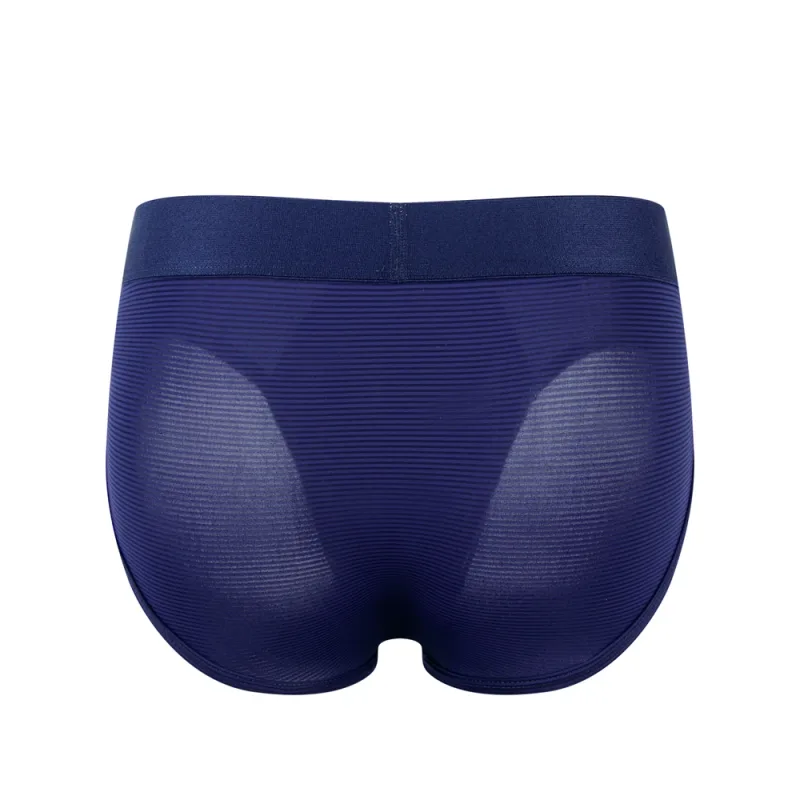 Männer Unterwäsche Kurze Sexy Low-rise Gestreiften Bikini Athletic Supporters Unterhose Nachtwäsche Nylon Schnell Trocknend Atmungsaktiv — image 3