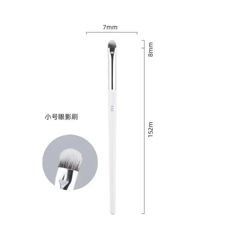 1pc White Powder Makeup Brushes 3D Liquid Foundation Base Make up Brush Eyeshadow blending Detail Face Eye Concealer Beauty tool — image 25