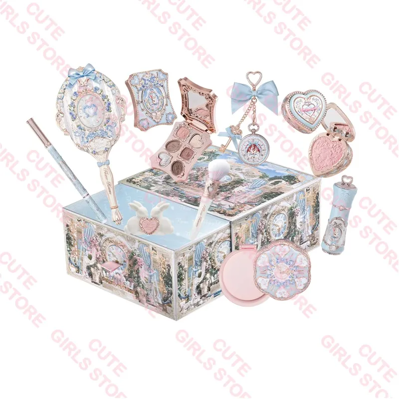 Flower Knows Knight Unicorn Collection Mini All-In Gift Set-dengan Lipstik Blush Eyeshadow Powder Lip Liner Cermin & Alat — image 12