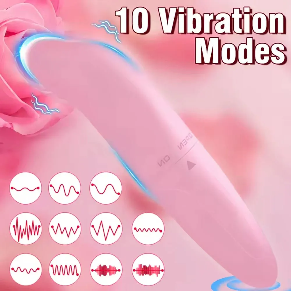 Mini vibratore a proiettile per donne Masturbazione G Spot Clitoride Stimolatore di vibrazioni anali per donne Massaggiatore Giocattoli del sesso per adulti — image 2