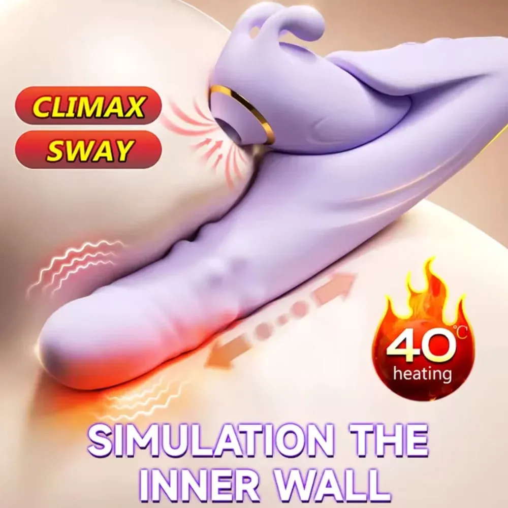 Vibromasseur à poussée détachable, stimulateur d'orgasme et de Clitoris, contrôle par application, 9 Modes de succion et 9 Modes télescopiques, jouets sexuels pour femmes — image 3