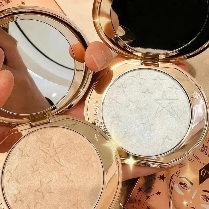 New Charlotte Tilbury Two Color Heart Shaped Powder Blusher Setting Spray Oil Control Powder Blusher Air Cushion Pen Cosmetic — image 3