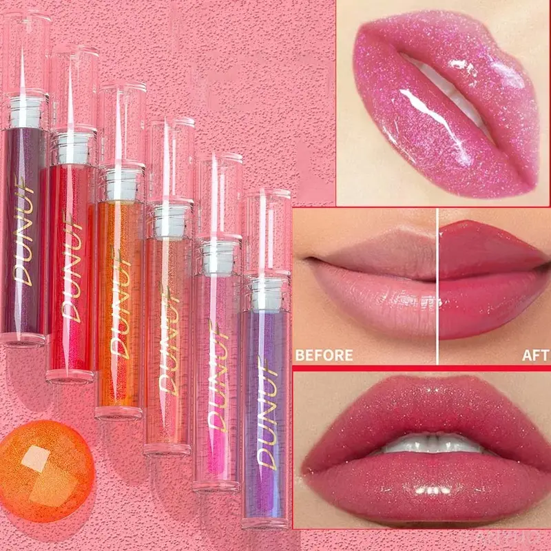 Fruit Color-changing Lip Gloss Long Lasting Nouritious Shine Hydration Water Lipsticks Makeup Winter Moisturizing Lip Care Oil