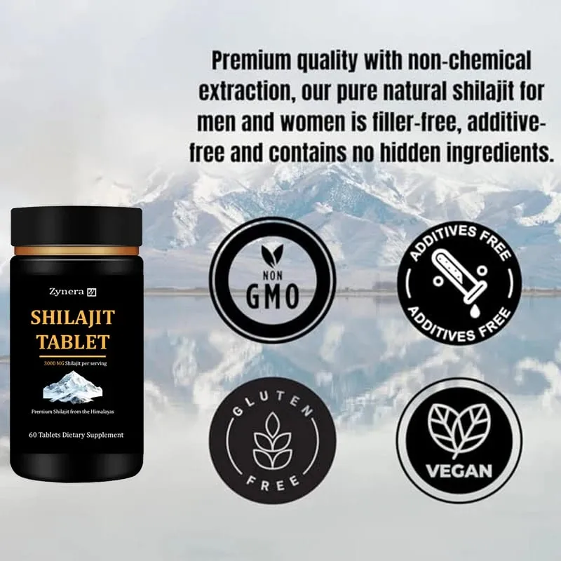 High Purity Shilajit Supplements Male Enhancing Strength and Endurance Capsules In-crease Size & Stamina Boost Performance Pill — image 4