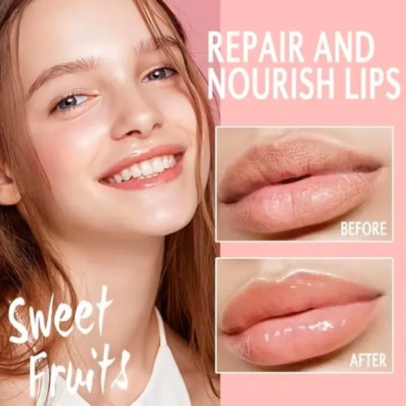 5.5g Lip Sleep Mask Night Sleep Maintenance Moisturizing Lip Gloss Bleach Cream Nourishing Lip Care Strawberry Honey — image 3