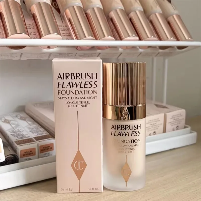 Charlotte Tilbury Lip Liner Set With Essential Oil Silky Blush Foundation That's Smooth Lightweight Natural And Blurred Makeup