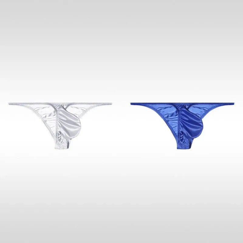 Men's Underwear Ice Silk Low Rise Sexy Bikini Briefs — image 17