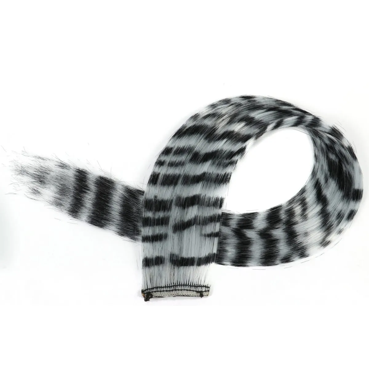 Feather Hair Extensions Colored Synthetic Hair Feather Colorful False Hair Extension Mixed Color Straight Hair For Women Girls — image 14
