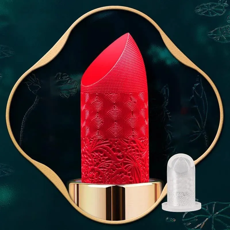 12.1mm Flower Like Brocade Carved Lipstick Silicone Mold Diy Hand-made Material Repair Tools Need To Be Used In Combination — image 3