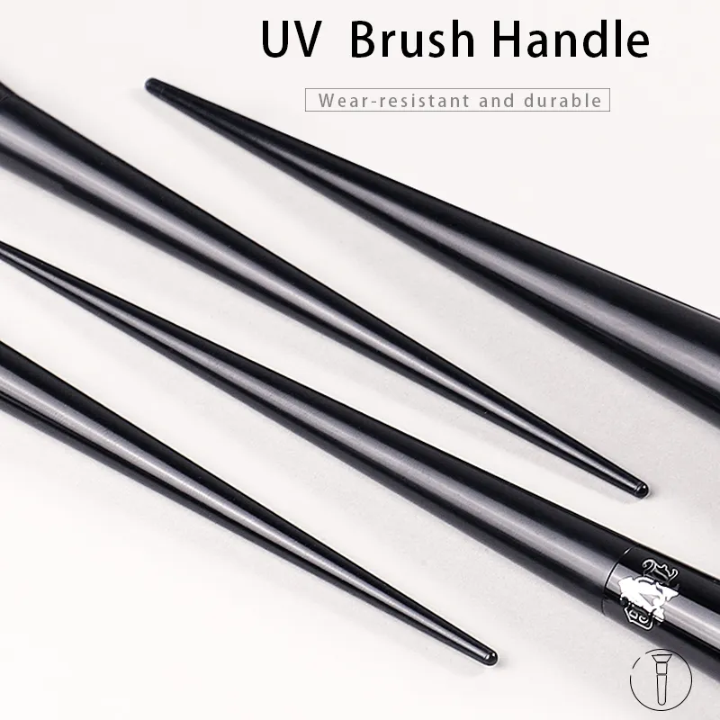 KVD Makeup Brush 25 Blush Brush Soft Fiber Hair Elegant Black Handle Brand Makeup Brushes for Woman — image 3