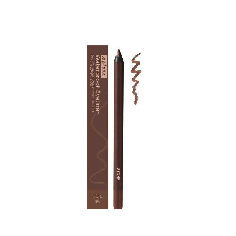 Waterproof Eyeliner Brown Smooth Matte Eye Liner Long Lasting Non Smudging High Pigmented Eyebrow Pencil Punk Eye Makeup — image 12