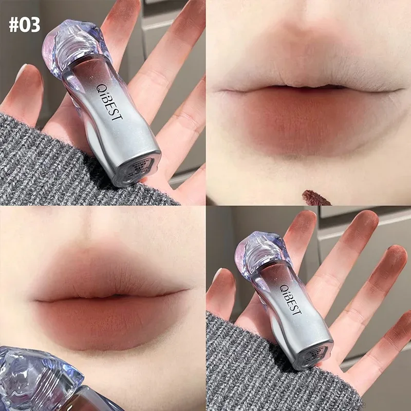 Matte Velvet Liquid Lipstick Natural Long-Lasting Highly Pigmented Lip Mud Portable Finish Universal Lip Gloss Makeup